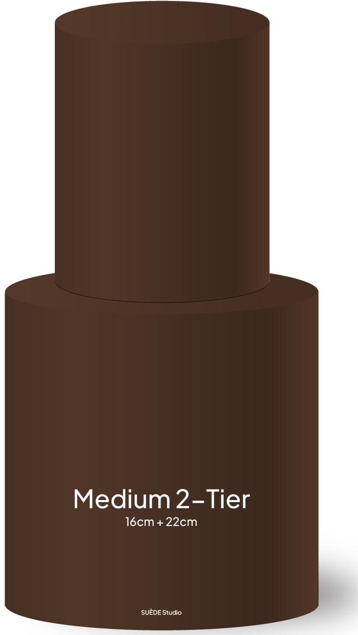 Medium 2-Tier (16+22) 크기 안내